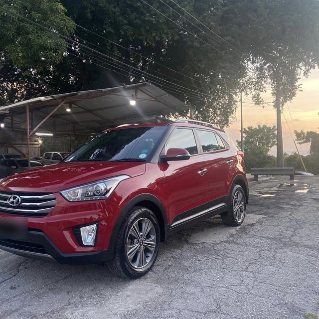 Red SUV after a valet